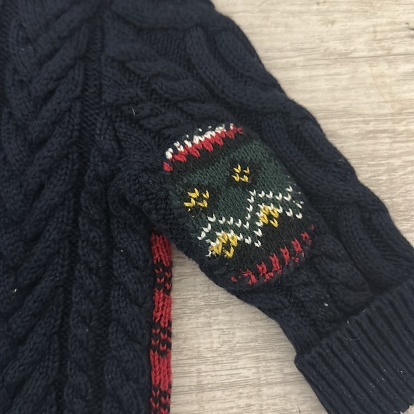 NWT Ralph Lauren Baby Boy's Patchwork Christmas Nutcracker Cardigan 3-6 Months - Picture 7 of 8